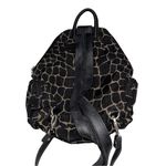 Baggallini Metro Black & Tan Giraffe Print Convertible Backpack Daypack Bag Photo 6