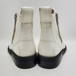 Abound White  Combat Side Zip Lace Up Boot Size 8.5 Photo 3