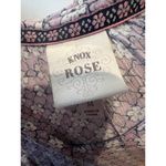 Knox Rose  MAXI BOHO FLORAL RUFFLED  LAVENDER DRESS WOMENS SIZE MEDIUM Photo 2