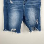 Dollhouse Women's Bermuda Cut Off shorts Blue Sz 4 Photo 2