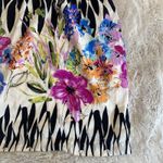 Donna Morgan Donna‎ Morgan Silk Floral Dress Petite Size 6 Photo 3