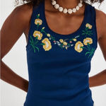 Free People NWT  We The Free Summer Tank - navy combo - medium Photo 0