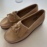 Dexter Sport Mocs Women's Size 7 Wide Tan Tumbled Nubuck Comfort Loafers Photo 0