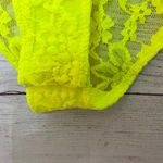 Rue 21  Women's Citron Lace Bodysuit Sz L Photo 4