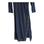 Carmen Marc Valvo Carmen‎ Marc Valvo Cut and Sew Dress Size Navy Blue Sexy Size S Photo 3