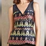 HD in Paris Antropologie  Womens Size 14 Blue Blouse Photo 2