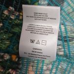 Anthropologie Dolan Teal Smocked Puff Sleeve Toucan Top Size Medium Tropical Vacation Photo 7