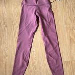 Alo Yoga Burgundy Airlift Winter Warm High Waist Leggings Photo 0