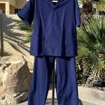 Authentic Cherokee Workwear Navy Blue Scrubs Set XS Photo 0