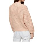 Topshop Pointelle Neppy Knitted Jumper Pink Photo 1
