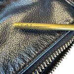 Elliott Luca Messina 3 Zip Genuine Leather Crossbody Black Photo 4