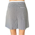 IZOD  Black & White Check Mini Skirt GOLF Tennis Activewear Skort ~ Womens Size 8 Photo 1