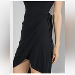Wilfred Aritzia Saturn Wrap Mini Dress Black XL $68 Photo 7