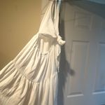 Elegant White Halter Dress Size M Photo 1