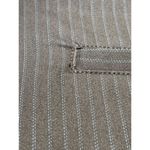 CAbi Women's Mid Rise Classic Fit Vertical Stripes Gray Dress Pants Size 10 Photo 5