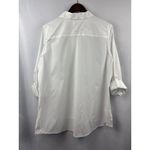 Chico's Women’s Chico’s 2XL White Button Down Shirt Photo 2