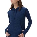 Outdoor Voices  Women's Size M Blue CloudKnit Pullover Hoodie EUC Photo 0