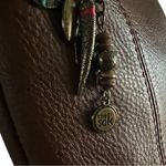 The Sak De Young Pebbled Leather Dangle Charms Shoulder Handbag. Photo 5