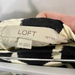 Loft Anne Taylor Petites Women’s Giraffe Print Pencil Skirt Black & Cream Sz 0 P Photo 2