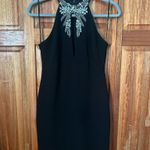 Lulus Alluring Evening Black Beaded Bodycon Dress Photo 4