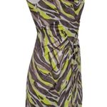 Trina Turk Silk Printed Ruched Dress Photo 1