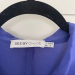 See By Chloe  Blue Silk Dress Photo 1