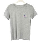 Vineyard Vines Womens Cotton Happy New Year Whale Graphic T Shirt Size S Gray Photo 1