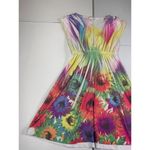 Belinda Rainbow Sunflower Dress V Photo 1