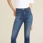 Veronica Beard Danni High-Rise-Kick-Flare Blue Jean Apollo Womens 25/0 Photo 0