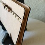 Kate Spade : Blush Pink Laurel Way Jeweled Bow Saffiano Leather Wallet- 12 slots Photo 3