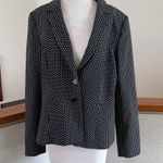 CeCe Nordstrom  Polka Dot Blazer with Bow Detail Size14 Photo 0