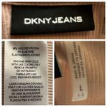 DKNY Cardigan Duster Open Front Ribbed Knit Long Sleeves Pockets Blush Pink L Photo 8