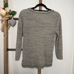 Madewell  Thermal Side Button Rib Marbled Long Sleeve Size Medium‎ Photo 5