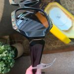 Swavorski Authentic SWAROVSKI 53mm crystals geometric square sunglasses Photo 3