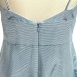 Lula Kate Jacqueline Mini Brunch Dress 6 Hydrangea Faille Tea Shower Coquette Blue Photo 7