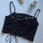 WAYF X Emma Rose Cinched Crop Sequin Top NWOT Photo 2