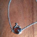 Baltic Amber Round Stone Sterling Silver Bracelet (6 Inch) Photo 4