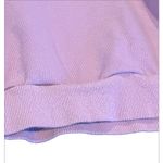 SheIn  Lilac Purple Women's‎ Large Cotton Long Sleeve Slighty Cropped Sweatshirt Photo 4