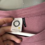 Anthropologie Akemi + Kin Pink Mauve Floral Applique Lace T Shirt Mini Dress Photo 5