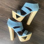 Baby Blue Heels Size 7.5 Photo 2