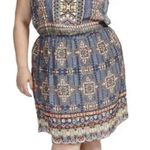 Hemant & Nandita Dress Women 2X Blouson Boho Scoop Neck Colorful Sleeveless Midi Size XXL Photo 10