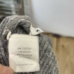 Enza Costa Ribbed Sheath Tank Bodycon Stretch Baseball Dress Gray size Small Photo 7