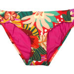Antonio Melani  NWT Classic Hipster Silhouette Red Floral Print Bikini Bottom XL Photo 0
