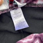 Hard Tail Forever Roll Down Y2K Flare tie dye purple Yoga Pants black stretchy Photo 2