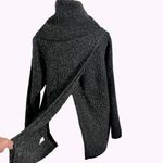 C women’s size XL black and metallic silver sweater, turtle neck, soft pull over Photo 2