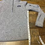 Patagonia Better Sweater Fleece 1/4 Zip Pullover Women's Small Gray Photo 3