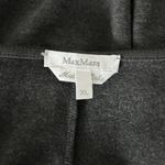 Max Mara  3/4 Sleeve Wool Angora Blend T-Shirt in Charcoal Gray Size XL Photo 2