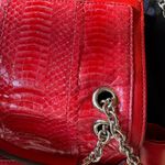Diane Von Furstenberg  Red Leather Chain Bag Photo 5