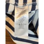 Lou & grey  Striped Hoodie Long Sleeve V Neck Top Organic Cotton Size Small Photo 6