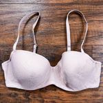 Third Love • Eyelash Lace Demi Bra nude beige Atmosphere soft padded underwire Photo 1